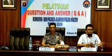 PELATIHAN QUESTION & ANSWER TINGKATKAN PROFESIONALISME KEHUMASAN POLDA KALTIM