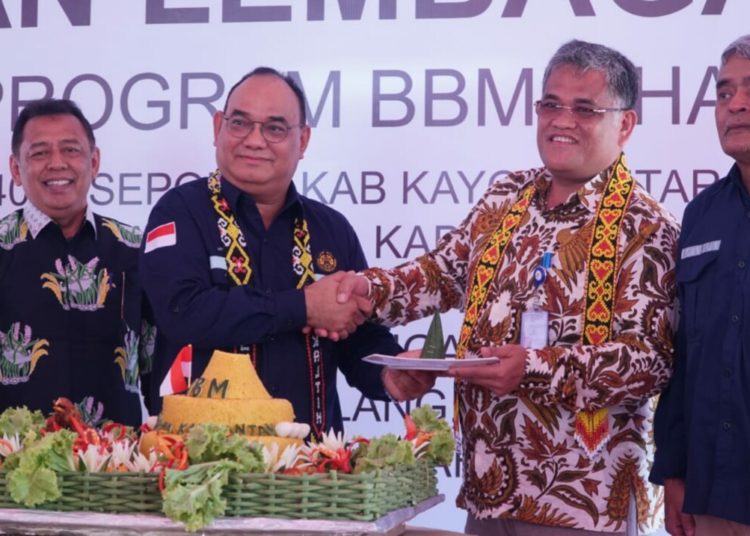 SEBAGAI BENTUK PEMERATAAN DAN ASAS KEADILAN,PERTAMINA RESMIKAN ENAM TITIK SPBU DI DAERAH 3T DI KALIMANTAN