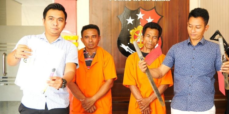 POLRES KUTAI BARAT BERHASIL AMANKAN PELAKU PEMBAKARAN LAHAN DI DUA LOKASI BERBEDA