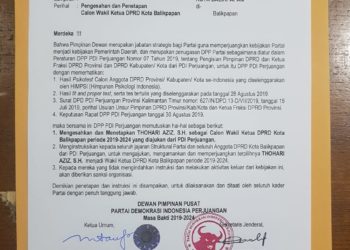 UNSUR PIMPINAN DPRD BALIKPAPAN AKHIRNYA LENGKAP