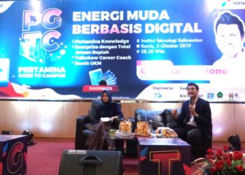 PERTAMINA GOES TO CAMPUS, SAMPAIKAN INFORMASI LOMBA MOVE ON PROJECT