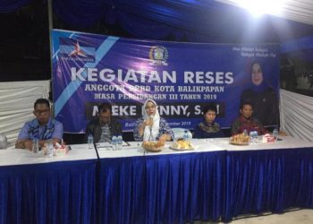 TEMUI KONSTITUEN, MIEKE JANJI SELESAIKAN BANJIR PGRI