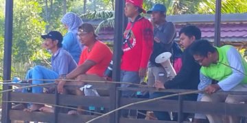 PERERAT SILATURAHMI,HUMAS POLDA KALTIM GELAR MANCING BERSAMA AWAK MEDIA KOTA BALIKPAPAN