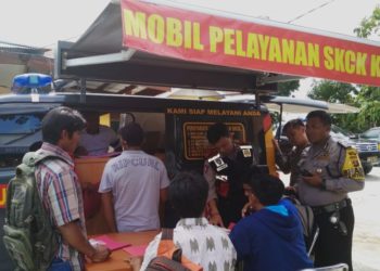 TINGKATKAN INOVASI LAYANAN, POLRES KUTIM LUNCURKAN PROGRAM UNGGULAN SKCK KELILING