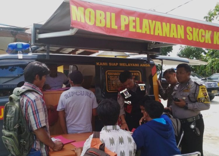 TINGKATKAN INOVASI LAYANAN, POLRES KUTIM LUNCURKAN PROGRAM UNGGULAN SKCK KELILING