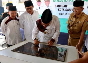 WALIKOTA SAMARINDA RESMIKAN MASJID DI PALU