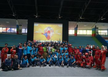 200-AN PELAJAR BALIKPAPAN IKUTI SOSIALISASI KESELAMATAN BERKENDARA GELARAN PERTAMINA