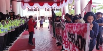 DEMO KASUS RPU, DEWAN DUKUNG AKSI MAHASISWA