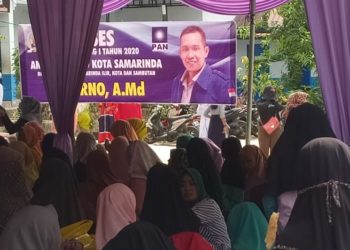 RATUSAN WARGA HADIR, SAAT PARNO RESES KELUHKAN AIR DAN JALAN GELAP