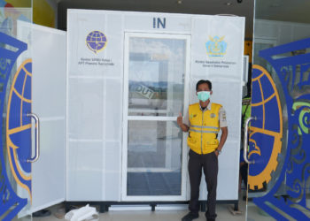 BANDARA APT PRANOTO PASANG BILIK REMOVAL CHAMBER