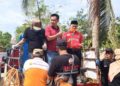 WAWALI DAN KETUA DPRD TURUN LANGSUNG PENYEMPROTAN DESINFEKTAN
