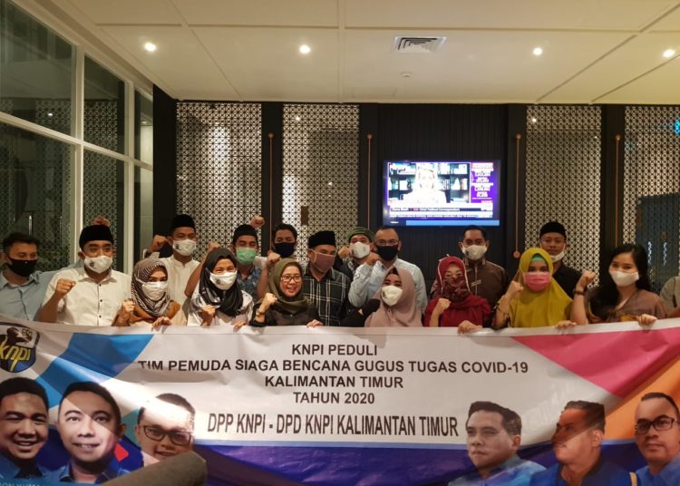 PEMUDA YANG BERGABUNG DI KNPI KALTIM IKUT ‘BERPERANG’ LAWAN CORONA