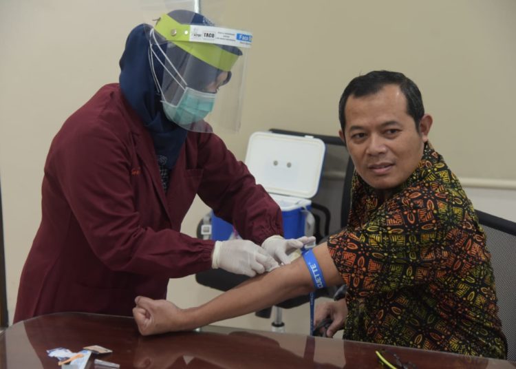 ANTISIPASI COVID-19, AP I GELAR RAPID TES