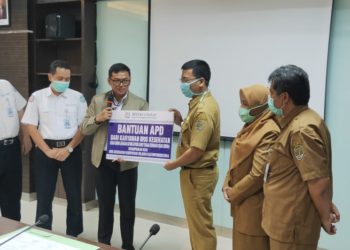 GEBAH CORONA, BPJS SALURKAN APD KE RSKD