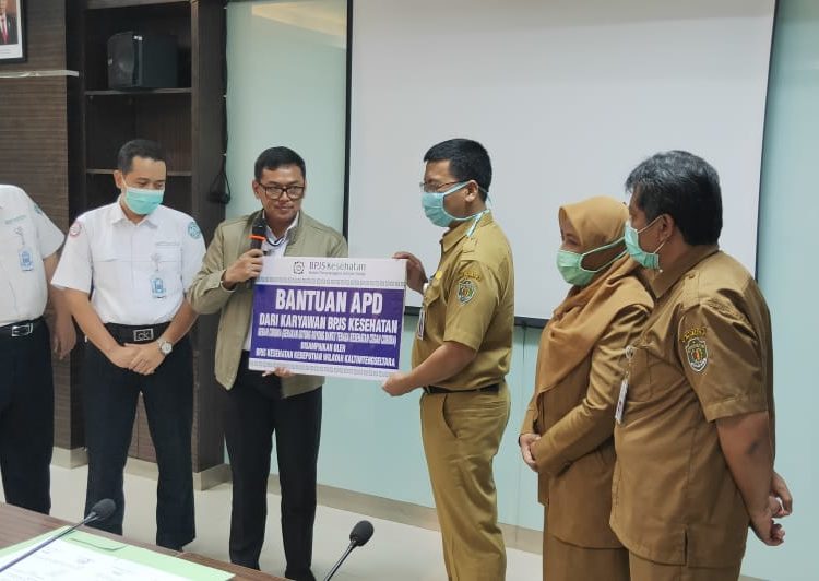 GEBAH CORONA, BPJS SALURKAN APD KE RSKD