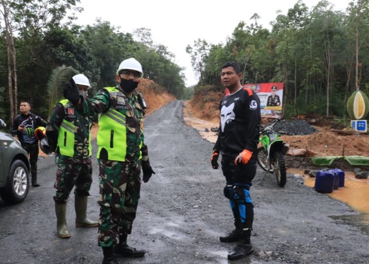JELANG KUNJUNGAN ASTER KASAD, DANREM TINJAU LOKASI TMMD