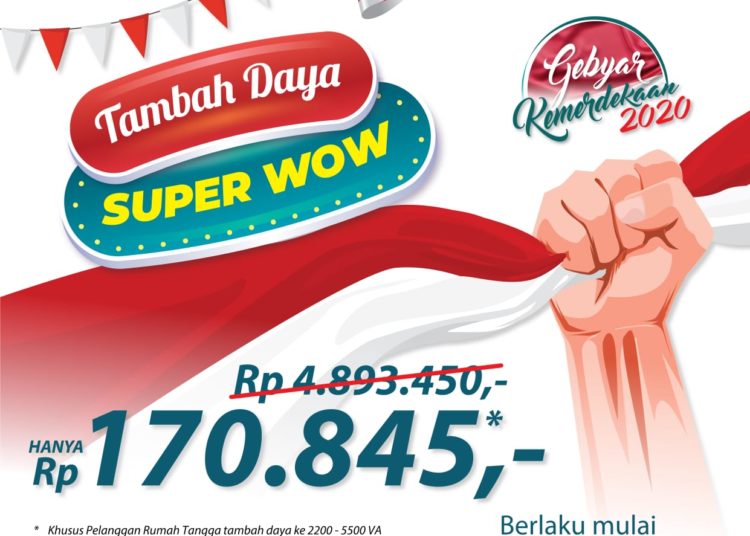 SAMBUT HUT RI, PLN BERI DISKON “SUPER WOW”