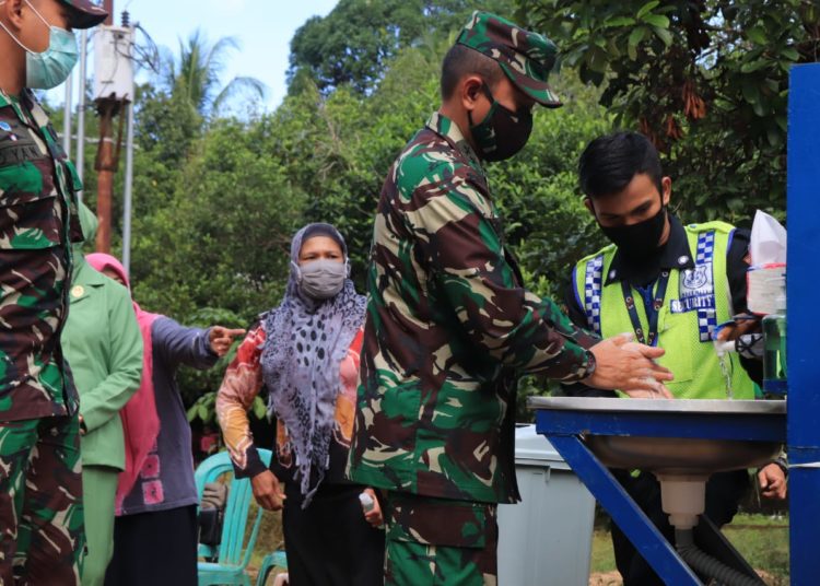 DI LOKASI TMMD, ASTER KASAD TETAP PATUHI PROTOKOL COVID-19