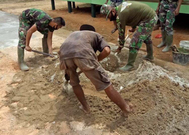 MANUNGGAL BERSAMA MEMBANGUN GEREJA TMMD 108 CIPTAKAN TOLERANSI HARMONIS