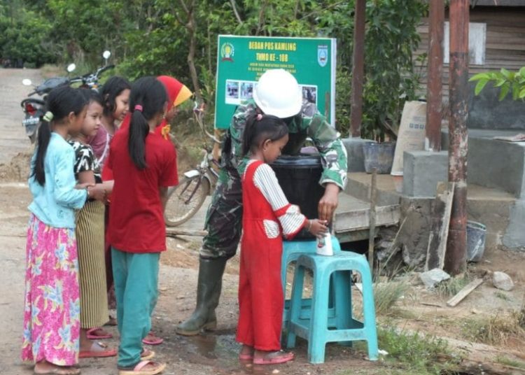 ANAK-ANAK ANTUSIAS IKUTI PEMBINAAN PROTOKOL COVID-19