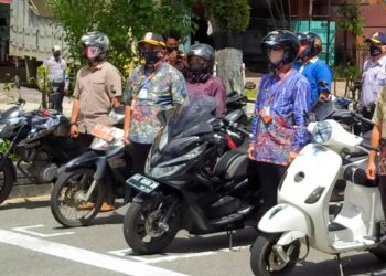 PEMKOT GELAR SIMULASI PERINGATAN HUT RI SAAT PANDEMI