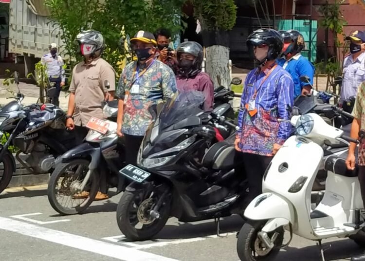 PEMKOT GELAR SIMULASI PERINGATAN HUT RI SAAT PANDEMI