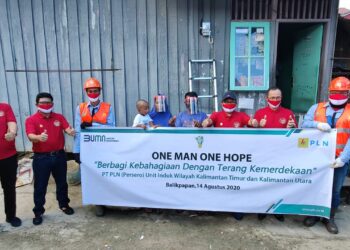 LUNCURKAN ONE MAN ONE HOPE, PLN GRATISKAN SAMBUNGAN LISTRIK