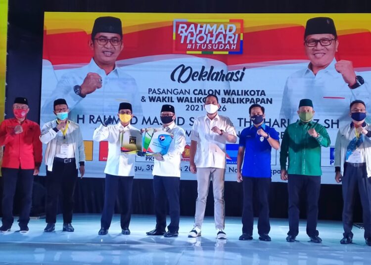 KUASAI 37 KURSI, RM – TOHARI DEKLARASI MAJU DI PILKADA BALIKPAPAN