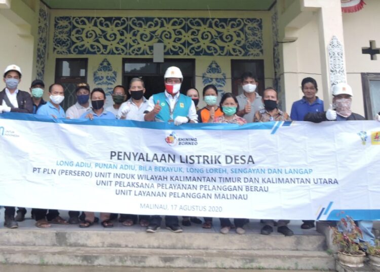 MERDEKA DARI KEGELAPAN, 6 DESA DI MALINAU KINI BERLISTRIK PLN