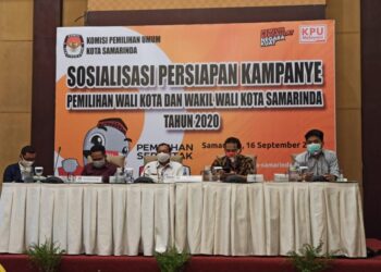 KPU GELAR SOSIALISASI TAHAP KAMPANYE, PEMKOT INGATKAN BAHAYA COVID 19