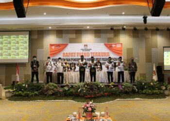 KPU GELAR PENGUNDIAN NOMOR BARKATI-DARLIS NOMOR SATU