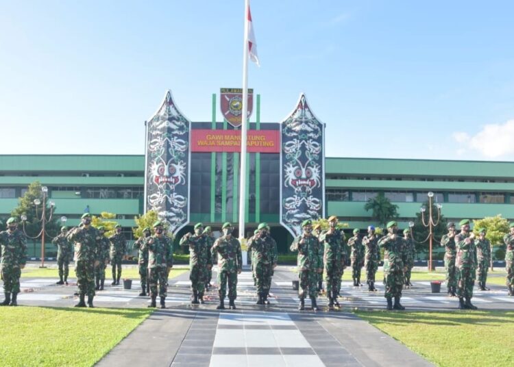 326 PRAJURIT IKUTI TRADISI PENERIMAAN WARGA BARU KODAM VI/ MLW SECARA VIRTUAL