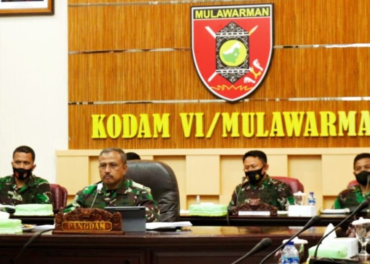 TANGANI COVID-19, PANGDAM VI MULAWARMAN PERINTAHKAN KERJA MAKSIMAL