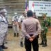 DAN SSK I SATGAS PAMTAS YONIF 623/ BWU DAMPINGI LAWATAN KEPALA MARITIM NEGERI SABAH DI PATOK PB.02