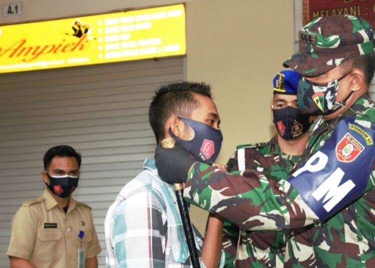 PENEGAKAN DISIPLIN MASYARAKAT DALAM RANGKA HUT TNI KE 75