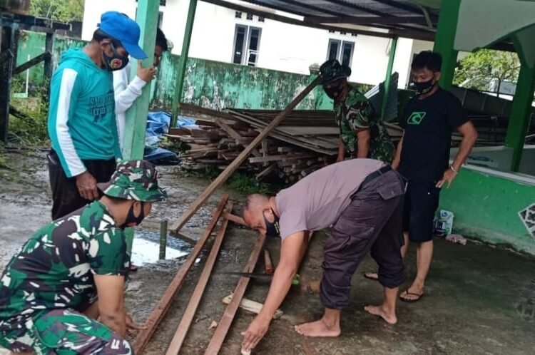 SINERGITAS TNI-POLRI DI SETIAP KEGIATAN TMMD TARAKAN