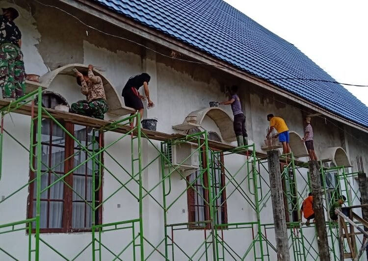 CAT DASAR DINDING GEREJA GPSDI SEGERA SELESAI
