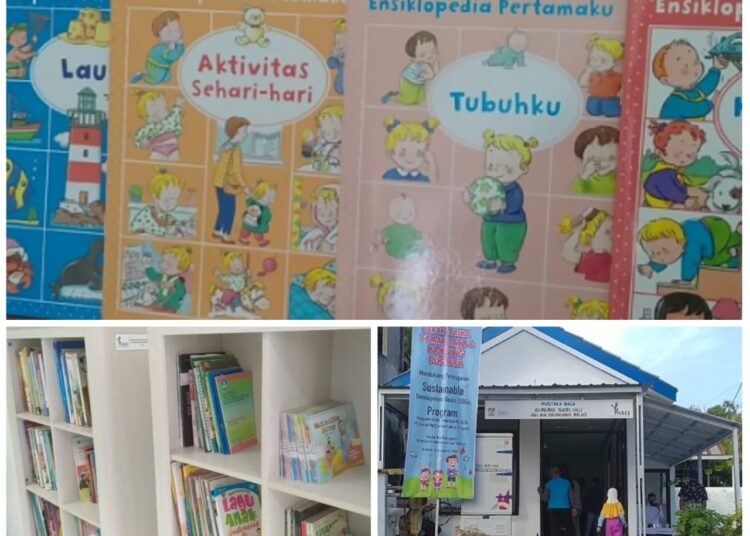 TINGKATKAN LITERASI DAN MINAT BACA GENERASI MUDA KOTA BALIKPAPAN, RIZALEFFENDI RESMIKAN KAMPUNG PUSTAKA
