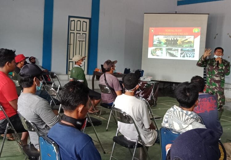 Sosialisasikan Penerimaan TNI-AD Di Hari Ulang Tahun TNI Ke 75