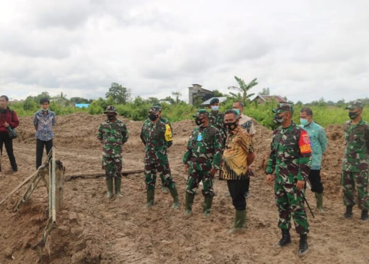 Tinjau Lokasi,Tim Waasev Apresiasi Pelaksanaan TMMD Di Kota Tarakan