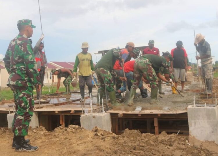 Tinjau Pengerjaan Jembatan Capai 85 persen, Dansatgas Tegaskan Tak Mengabaikan Kualitas Untuk Capai Target