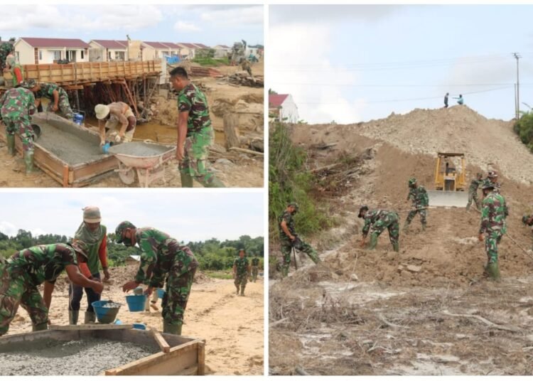 Tetesan Keringat Wujud Pengabdian Untuk Negeri Satgas TMMD Di Tarakan
