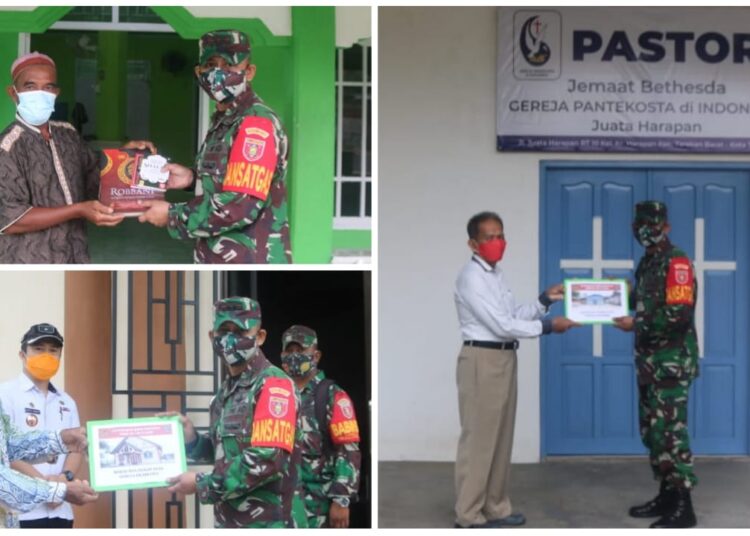 Rasa Haru Warnai Penyerahan Hasil TMMD Oleh Dandim 0907/Trk Kepada Masyarakat