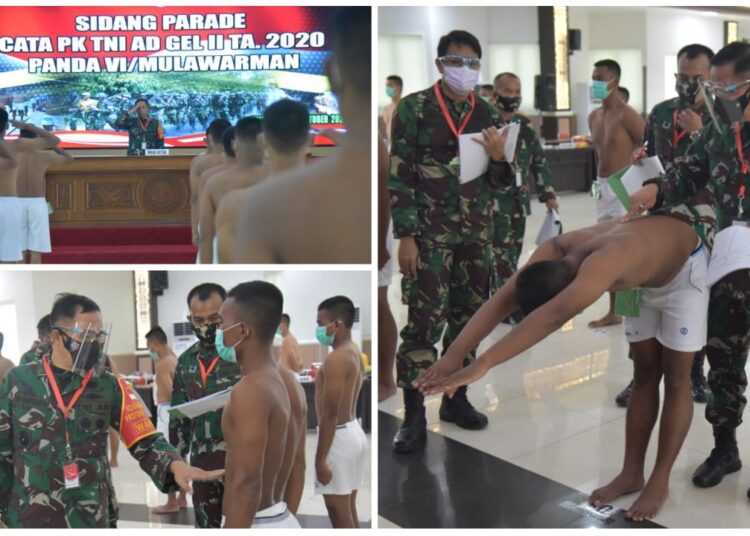 KODAM VI/MULAWARMAN GELAR SIDANG PARADE CALON TAMTAMA PK TNI AD GEL II TA. 2020