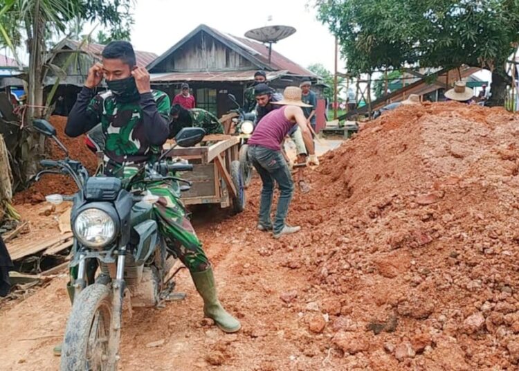 Tumbuhkan Rasa Kebersamaan Gotong Royong Melalui TMMD