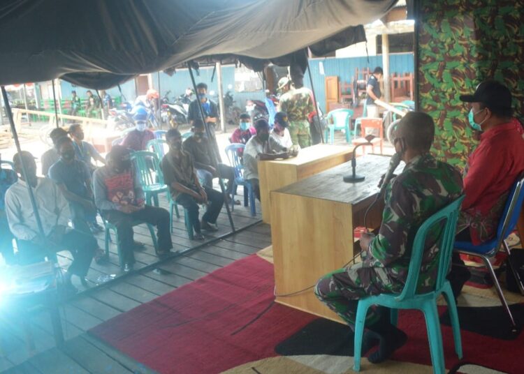 SATGAS TMMD KODIM 1001 AMUNTAI GELAR PENYULUHAN PETERNAKAN DAN PERTANIAN