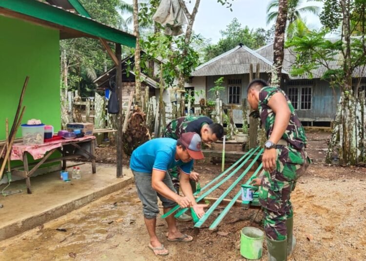 Sasaran Bedah Rumah Satgas TMMD ke 109 Kodim 1022/Tanah Bumbu