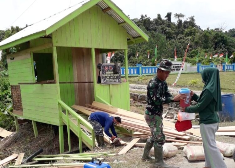 Dukungan Warga Terus Mengalir di Satgas TMMD-109