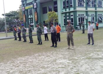 DUKUNG PROTOKOL KESEHATAN, KODIM 0913/PPU GELAR APEL SERBUAN TERITORIAL