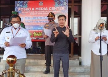 TOTAL PASIEN POSITIF COVID-19 DI BALIKPAPAN CAPAI 3.456 KASUS, WARGA DIMINTA JAGA PROTOKOL KESEHATAN.